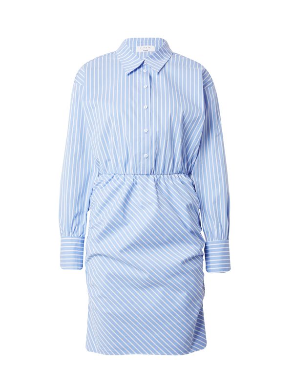 ABOUT YOU x Iconic by Tatiana Kucharova ABOUT YOU x Iconic by Tatiana Kucharova Košulja haljina 'Rose'  nebesko plava / bijela