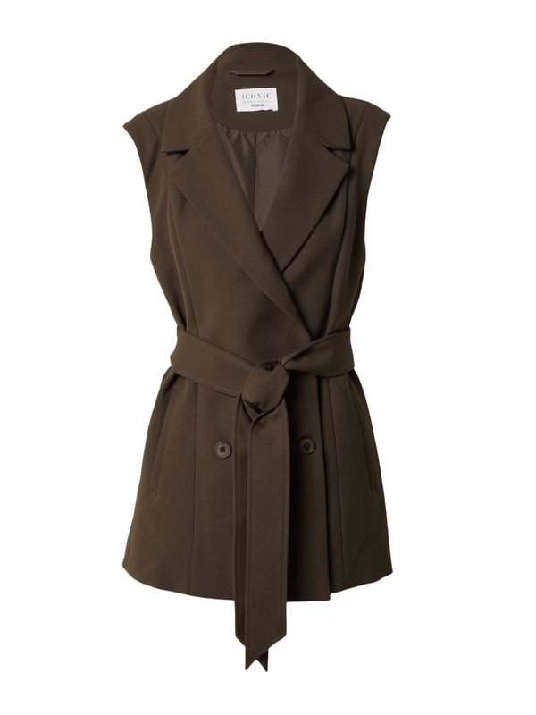 ABOUT YOU x Iconic by Tatiana Kucharova ABOUT YOU x Iconic by Tatiana Kucharova Prsluk od odijela 'Jane'  maslinasta