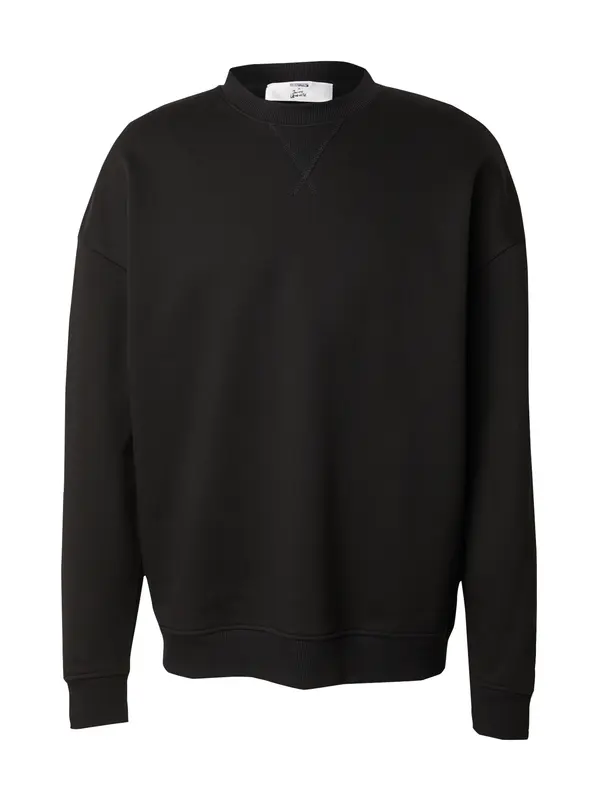 ABOUT YOU x Jaime Lorente ABOUT YOU x Jaime Lorente Sweater majica 'Ricardo'  crna