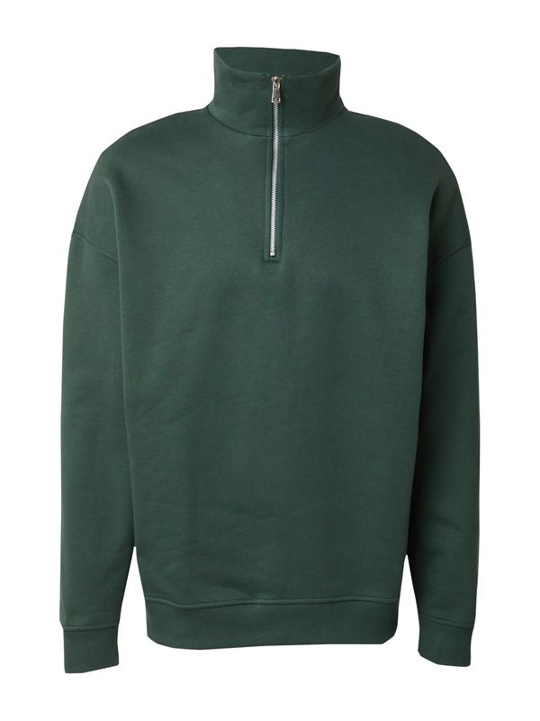 ABOUT YOU x Jaime Lorente ABOUT YOU x Jaime Lorente Sweater majica 'Sascha'  tamno zelena