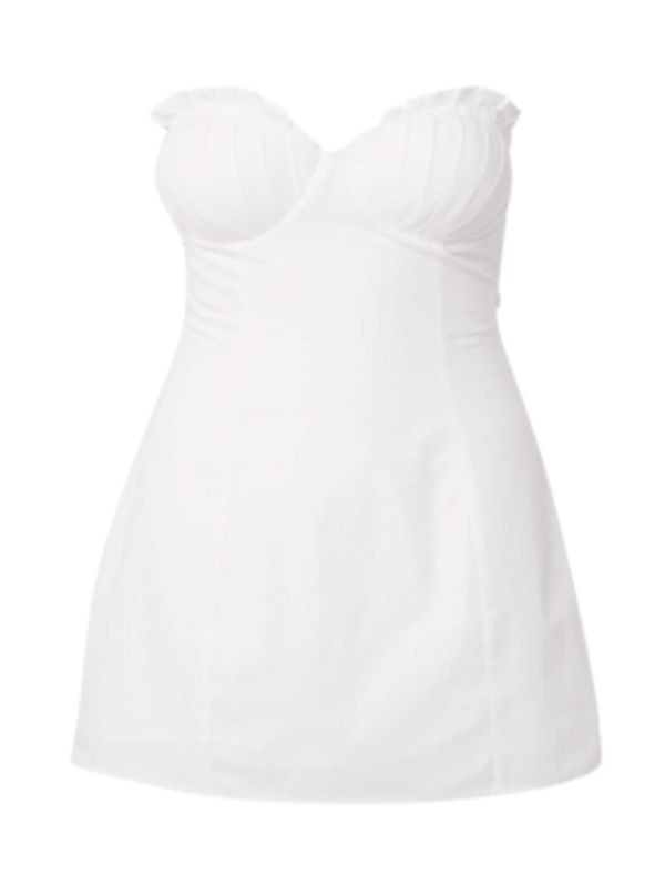 ABOUT YOU x Laura Giurcanu ABOUT YOU x Laura Giurcanu Haljina 'Camilla'  bijela