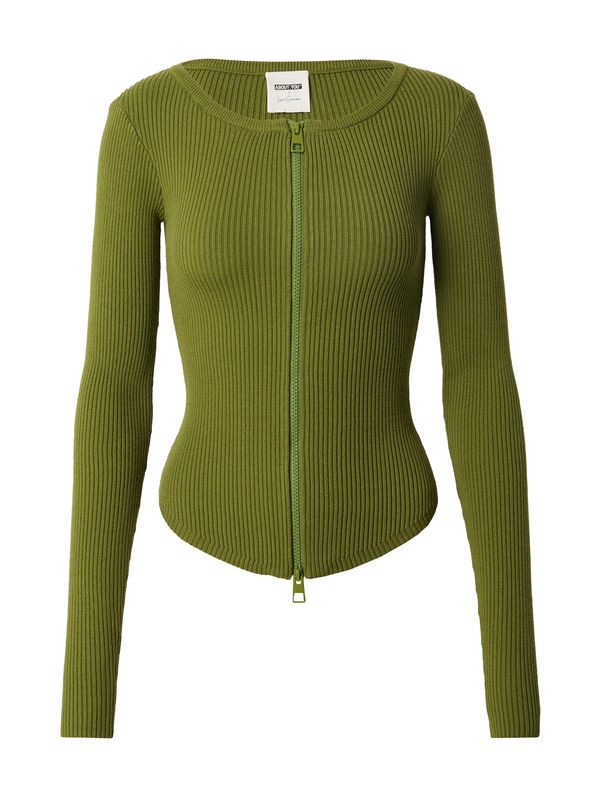 ABOUT YOU x Laura Giurcanu ABOUT YOU x Laura Giurcanu Kardigan 'Lilou'  maslinasta