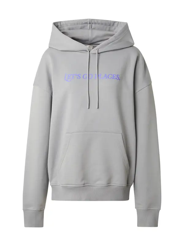 ABOUT YOU x Laura Giurcanu ABOUT YOU x Laura Giurcanu Sweater majica  siva / svijetloljubičasta