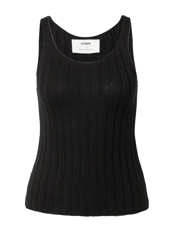 ABOUT YOU x Marie von Behrens ABOUT YOU x Marie von Behrens Top s naramenicama 'Ronja'  crna