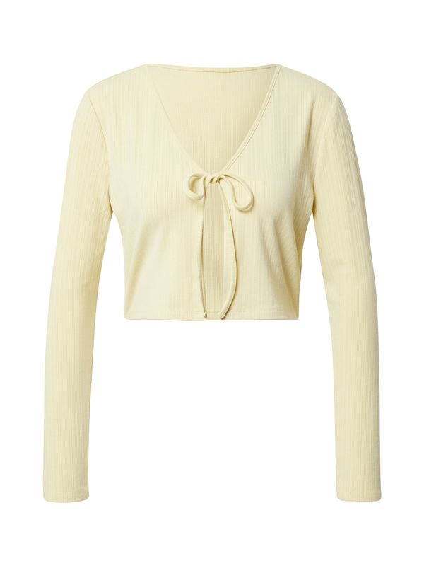 ABOUT YOU x Sharlota ABOUT YOU x Sharlota Kardigan 'Mya'  svijetložuta