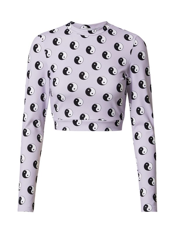 ABOUT YOU x Sofia Tsakiridou ABOUT YOU x Sofia Tsakiridou Majica 'Thea '  lila / crna / bijela