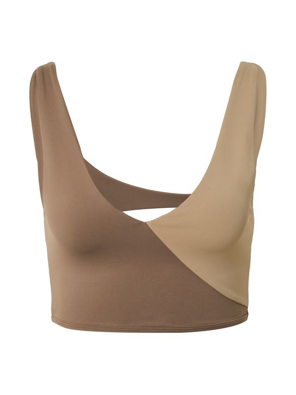 ABOUT YOU x Sofia Tsakiridou ABOUT YOU x Sofia Tsakiridou Top 'Claire'  smeđa / svijetlosmeđa