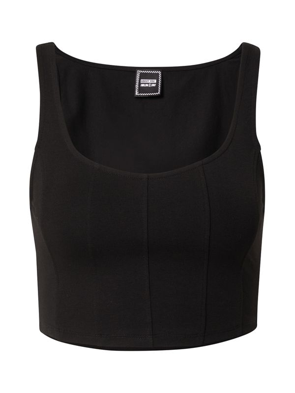 ABOUT YOU x Swalina&Linus ABOUT YOU x Swalina&Linus Top 'Flora'  crna