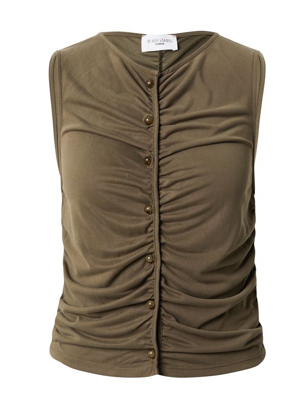 ABOUT YOU x Toni Garrn ABOUT YOU x Toni Garrn Top 'Cecile'  maslinasta