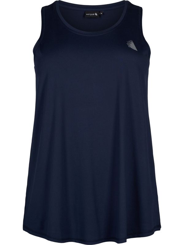 Active by Zizzi Active by Zizzi Sportski top 'ABASIC'  noćno plava / svijetlosiva