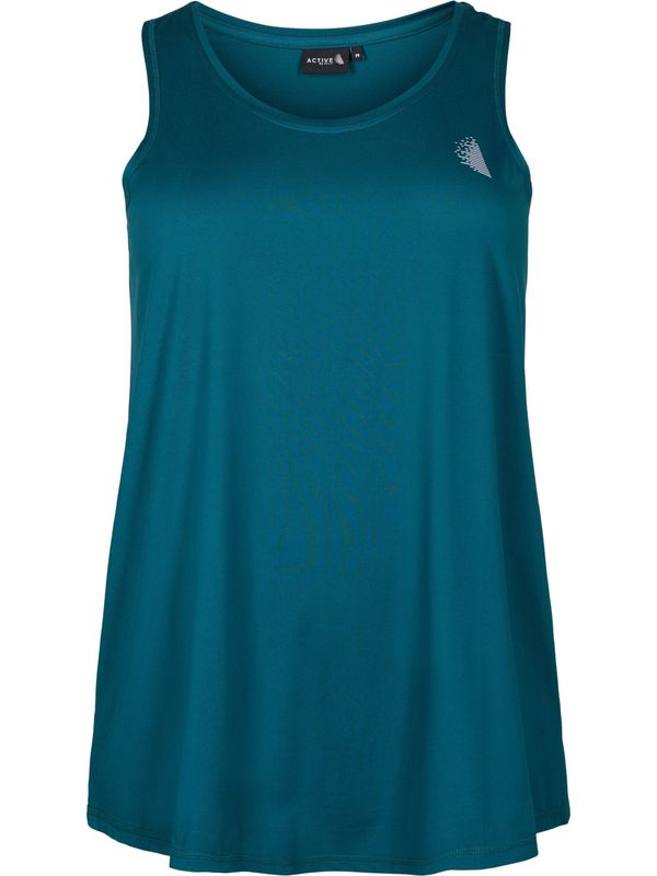 Active by Zizzi Active by Zizzi Sportski top 'ABASIC'  siva / petrol