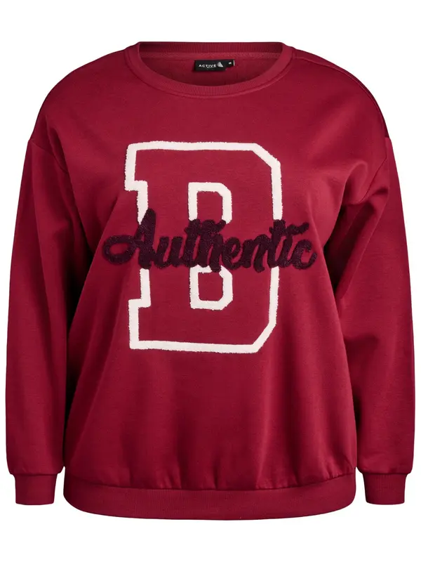 Active by Zizzi Active by Zizzi Sweater majica  tamno crvena
