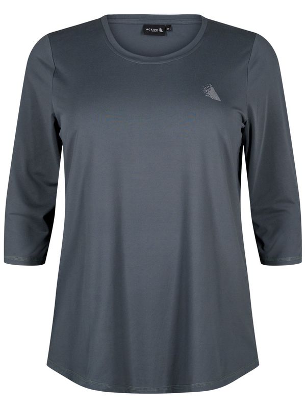 Active by Zizzi Active by Zizzi Tehnička sportska majica 'ABASIC ONE'  siva