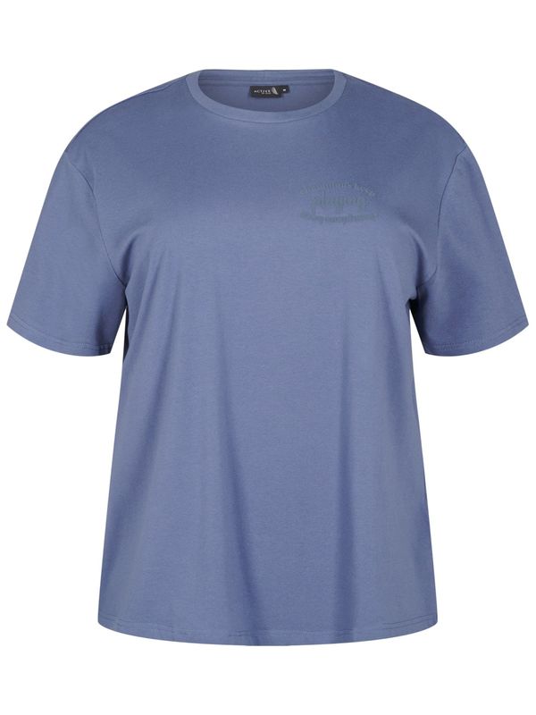 Active by Zizzi Active by Zizzi Tehnička sportska majica 'ACENJA'  sivkasto plava / golublje plava