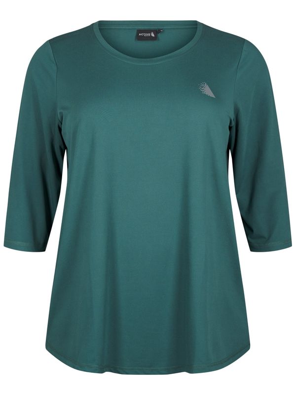 Active by Zizzi Active by Zizzi Tehnička sportska majica  žad / bijela