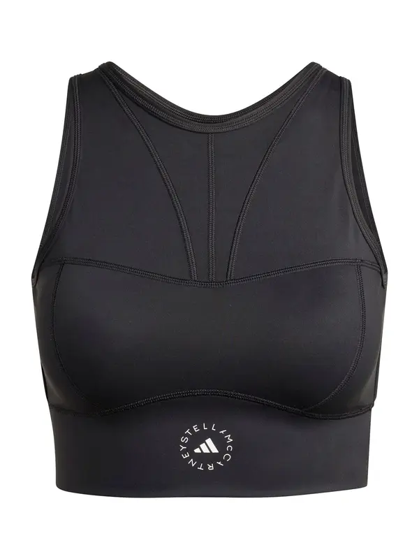 ADIDAS BY STELLA MCCARTNEY ADIDAS BY STELLA MCCARTNEY Sportski top ' Training Crop'  crna / bijela
