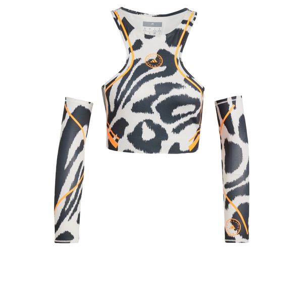 ADIDAS BY STELLA MCCARTNEY ADIDAS BY STELLA MCCARTNEY Sportski top 'TruePace'  narančasta / crna / bijela