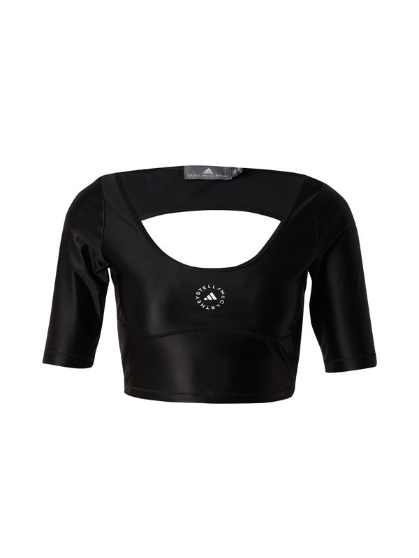 ADIDAS BY STELLA MCCARTNEY ADIDAS BY STELLA MCCARTNEY Tehnička sportska majica  crna / bijela