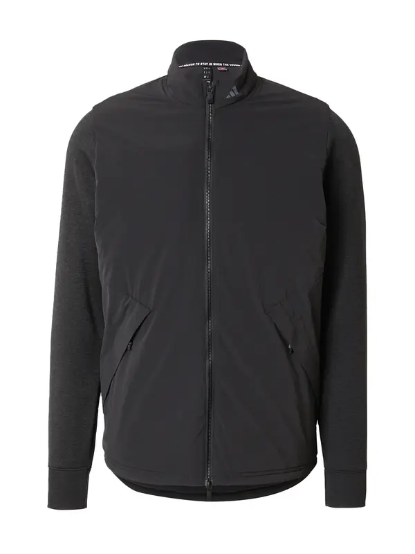 ADIDAS GOLF ADIDAS GOLF Sportska jakna 'U365T FG'  crna / crna melange