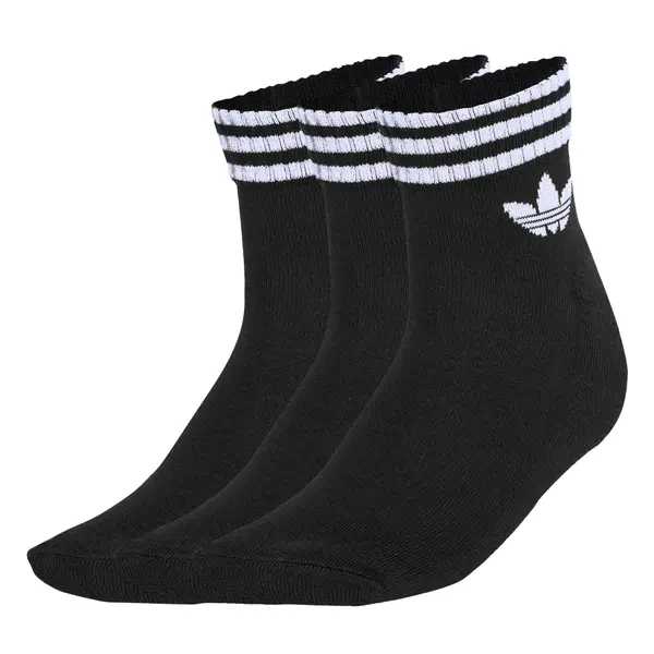 ADIDAS ORIGINALS ADIDAS ORIGINALS Čarape '3-Stripes Ankle 3 Pairs'  crna / bijela