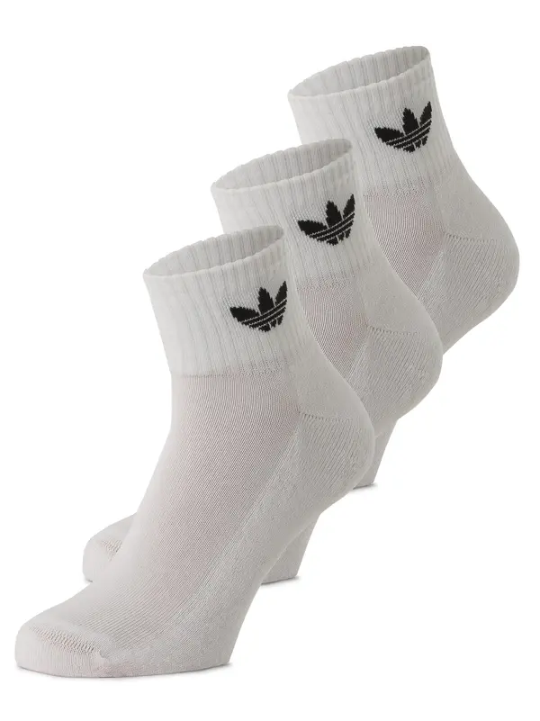 ADIDAS ORIGINALS ADIDAS ORIGINALS Čarape 'Mid Crew 3 Pairs'  crna / bijela