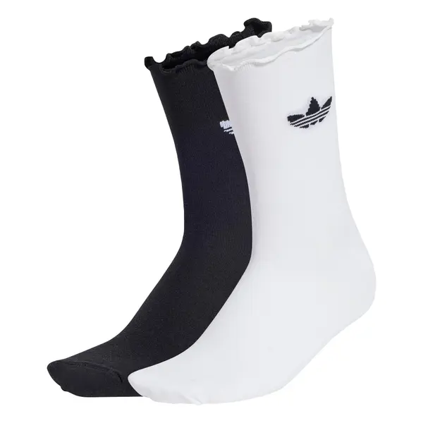 ADIDAS ORIGINALS ADIDAS ORIGINALS Čarape 'Ruffle'  crna / bijela