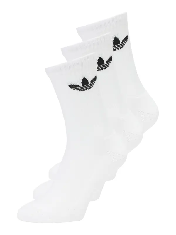 ADIDAS ORIGINALS ADIDAS ORIGINALS Čarape 'Trefoil'  crna / bijela
