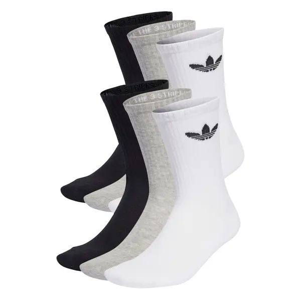 ADIDAS ORIGINALS ADIDAS ORIGINALS Čarape 'Trefoil Cushion'  siva / siva melange / crna / bijela