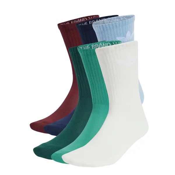 ADIDAS ORIGINALS ADIDAS ORIGINALS Čarape 'Trefoil Cushion'  svijetloplava / tamno zelena / boja vina / bijela