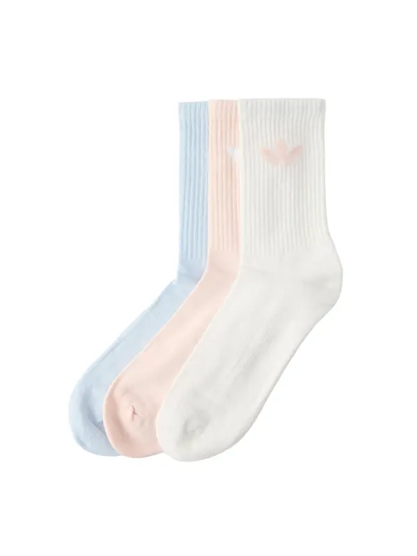ADIDAS ORIGINALS ADIDAS ORIGINALS Čarape 'Trefoil'  svijetloplava / pastelno narančasta / bijela