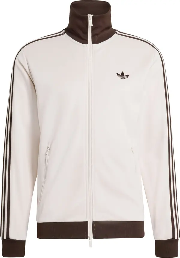ADIDAS ORIGINALS ADIDAS ORIGINALS Gornji dio trenirke 'Classic'  tamno smeđa / bijela