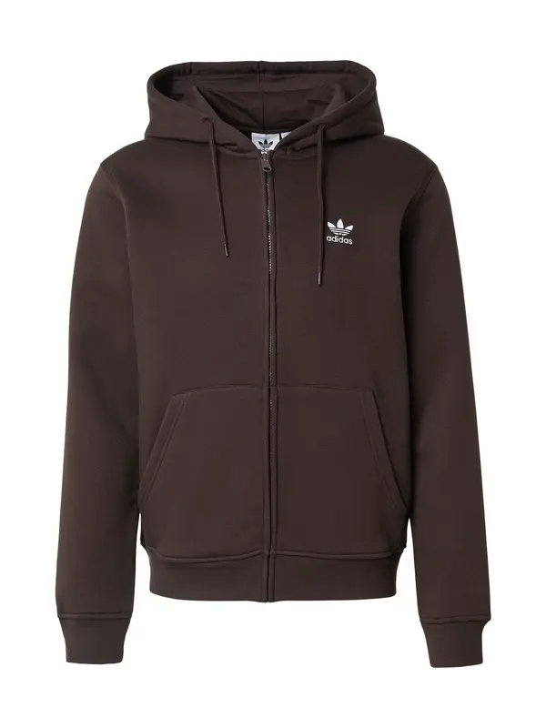 ADIDAS ORIGINALS ADIDAS ORIGINALS Gornji dio trenirke 'ESS'  čokolada / bijela