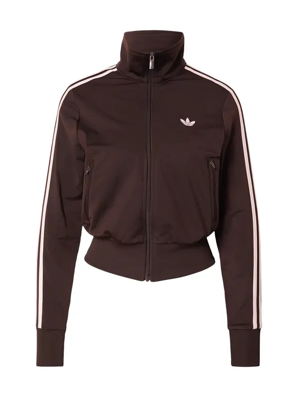 ADIDAS ORIGINALS ADIDAS ORIGINALS Gornji dio trenirke 'Firebird Classic'  tamno smeđa / bijela