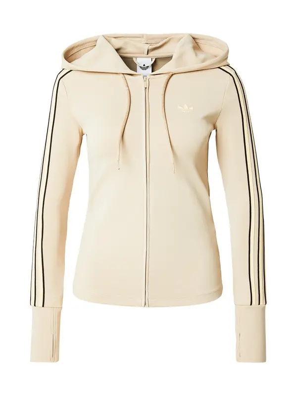 ADIDAS ORIGINALS ADIDAS ORIGINALS Gornji dio trenirke  toplo smeđa / ecru/prljavo bijela / crna
