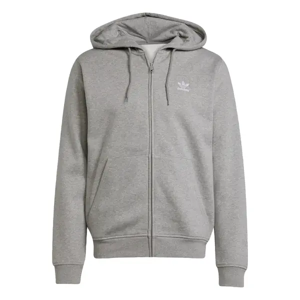 ADIDAS ORIGINALS ADIDAS ORIGINALS Gornji dio trenirke 'Trefoil Essentials'  siva melange / bijela