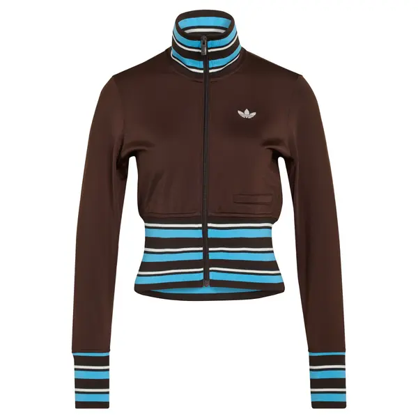 ADIDAS ORIGINALS ADIDAS ORIGINALS Gornji dio trenirke 'Vintage'  azur / tamno smeđa / bijela