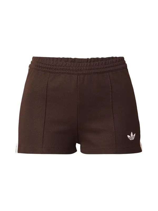 ADIDAS ORIGINALS ADIDAS ORIGINALS Hlače 'CLASSIC'  čokolada / bijela