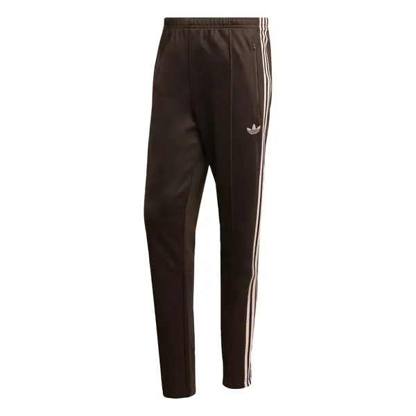 ADIDAS ORIGINALS ADIDAS ORIGINALS Hlače 'Classic'  tamno smeđa / prljavo bijela