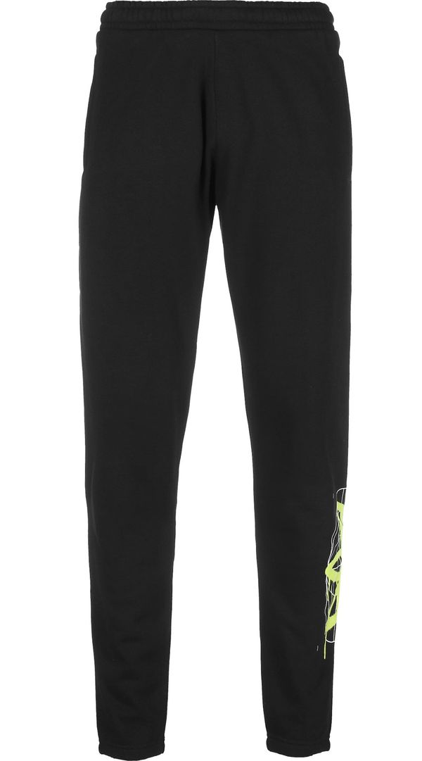 ADIDAS ORIGINALS ADIDAS ORIGINALS Hlače 'Graphics Behind the Trefoil'  limeta / crna