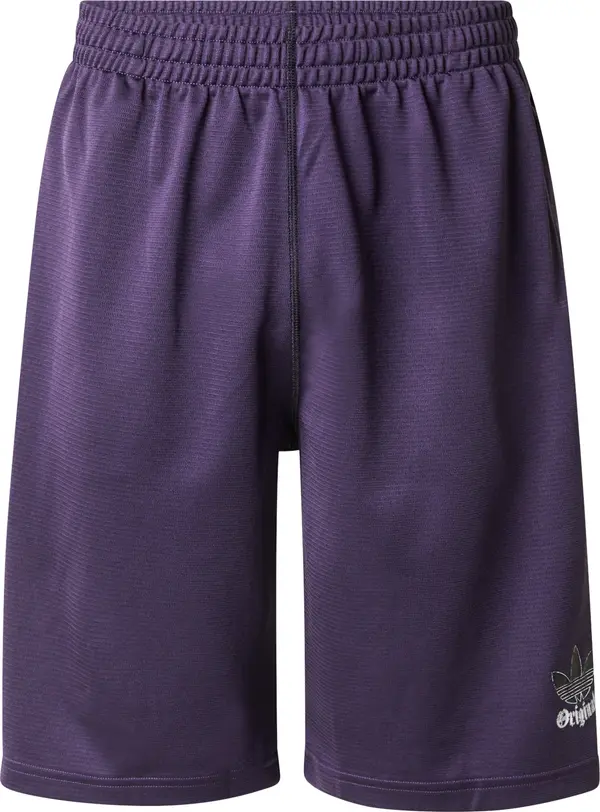 ADIDAS ORIGINALS ADIDAS ORIGINALS Hlače 'GRFX'  tamno ljubičasta / crna / bijela
