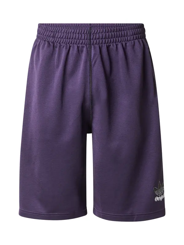 ADIDAS ORIGINALS ADIDAS ORIGINALS Hlače 'GRFX'  tamno ljubičasta / crna / bijela