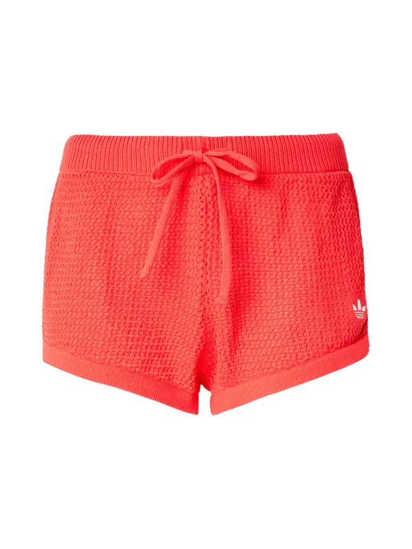 ADIDAS ORIGINALS ADIDAS ORIGINALS Hlače  narančasto crvena / bijela