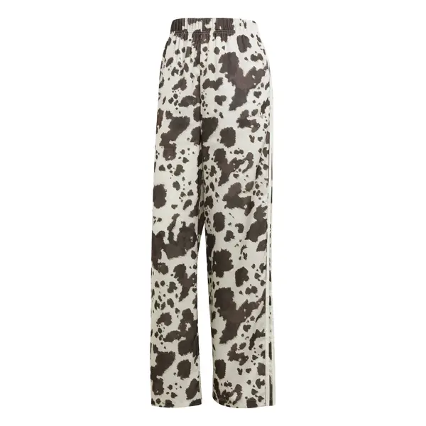 ADIDAS ORIGINALS ADIDAS ORIGINALS Hlače 'Satin Wide Leg'  tamno smeđa / prljavo bijela