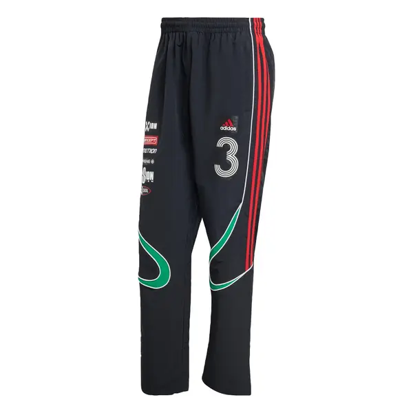 ADIDAS ORIGINALS ADIDAS ORIGINALS Hlače 'Teamgeist'  zelena / crvena / crna / bijela
