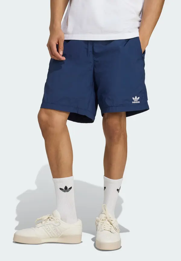 ADIDAS ORIGINALS ADIDAS ORIGINALS Hlače 'Trefoil Essentials'  mornarsko plava / bijela