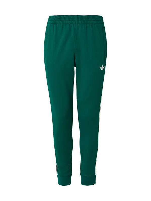ADIDAS ORIGINALS ADIDAS ORIGINALS Hlače  zelena / bijela