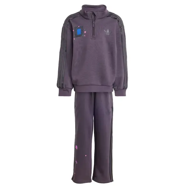 ADIDAS ORIGINALS ADIDAS ORIGINALS Jogging komplet 'Adidas x Minecraft'  plava / tamno ljubičasta / svijetloroza / crna