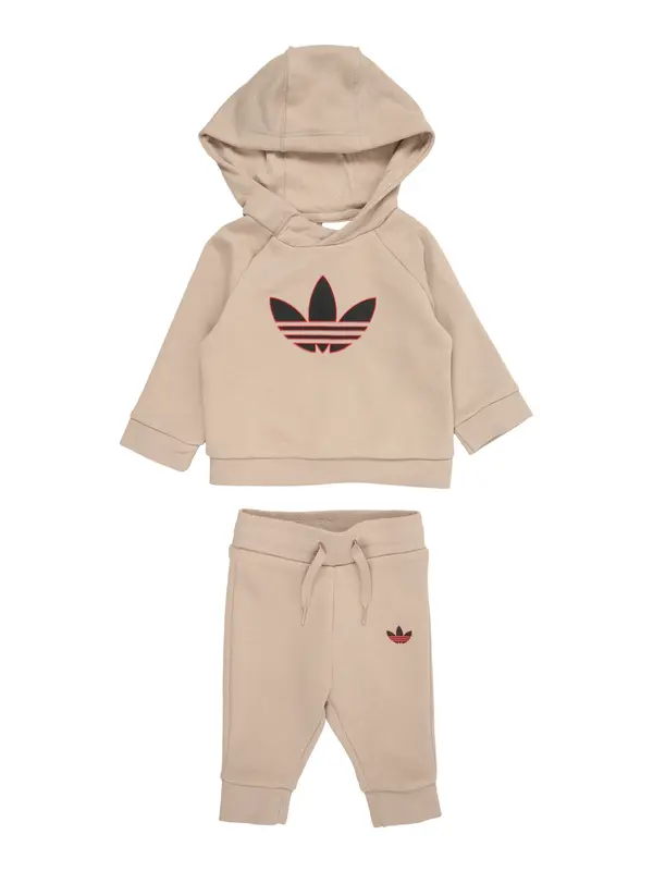 ADIDAS ORIGINALS ADIDAS ORIGINALS Jogging komplet  bež / crvena / crna