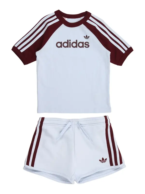 ADIDAS ORIGINALS ADIDAS ORIGINALS Jogging komplet 'STS'  bordo / bijela