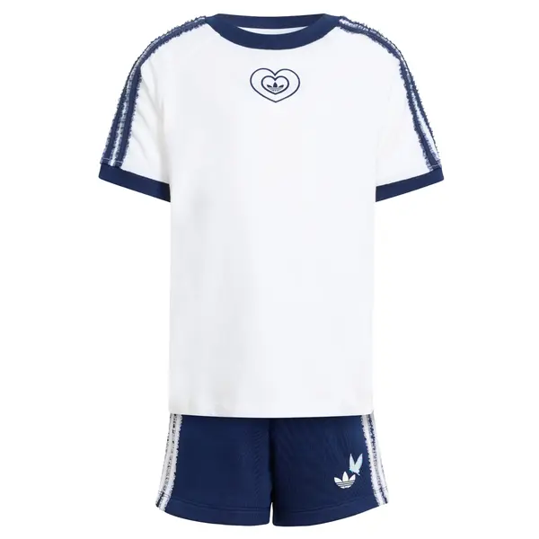 ADIDAS ORIGINALS ADIDAS ORIGINALS Komplet 'ADIDAS DISNEY SHORT T-SHIRT'  morsko plava / bijela